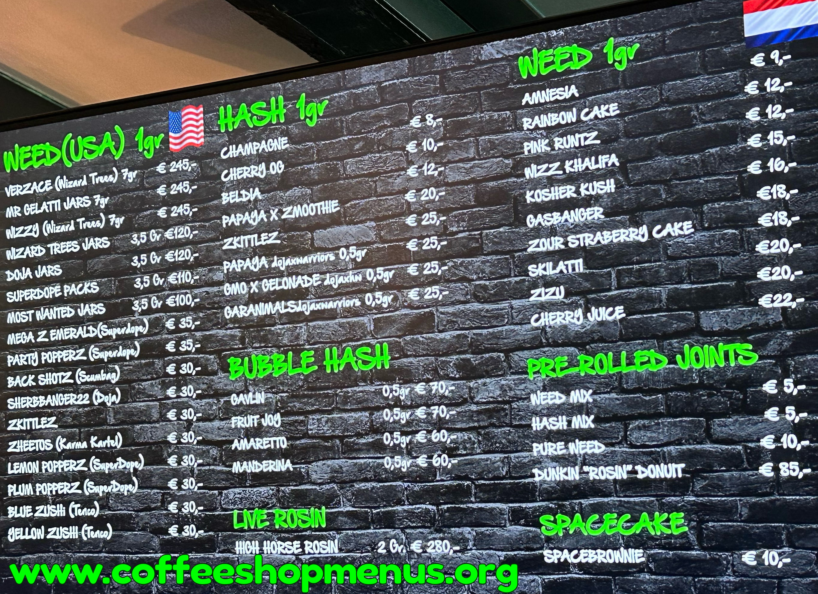 Green Place 2 Latest Menu